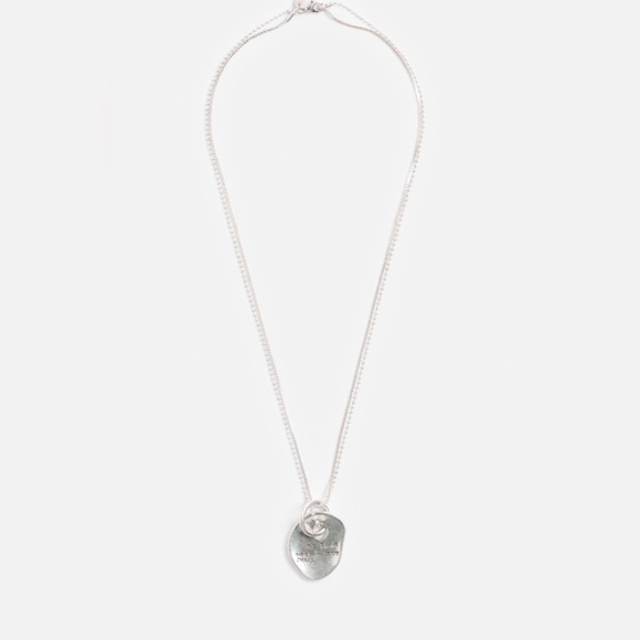 Zara silver double chain with pendant - Picture 1 of 4